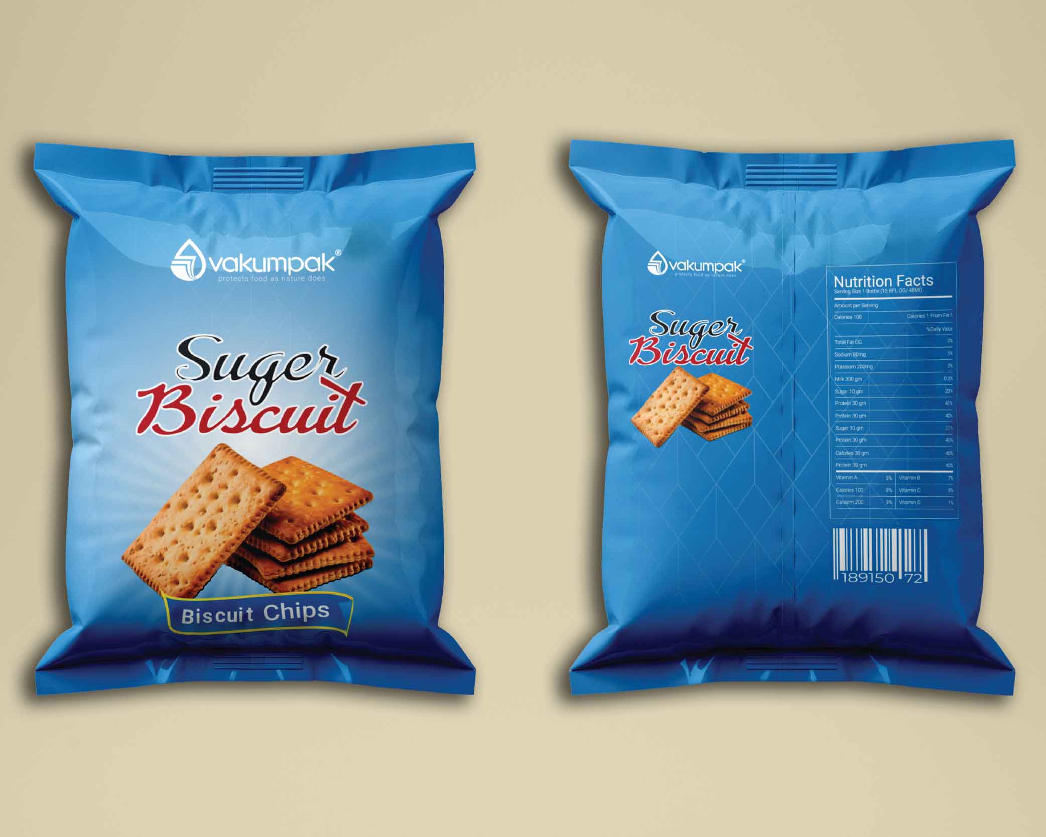 Special Back-center Sealed Pouches